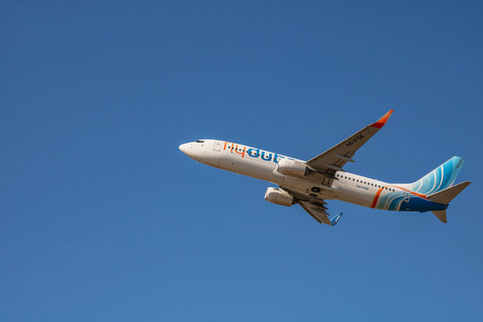 Commercial passenger jet airliner