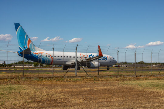 Commercial passenger jet airliner
