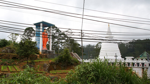 Templo Sri Pushparama Viharaya, Kuda Oya (Sri Lanka)