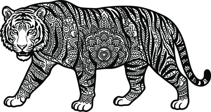 vector illustration of a rhinoceros