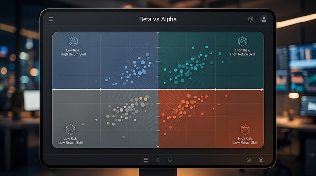 Financial risk and return analysis dashboard for investment strategy