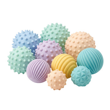Sensory textured massage balls set