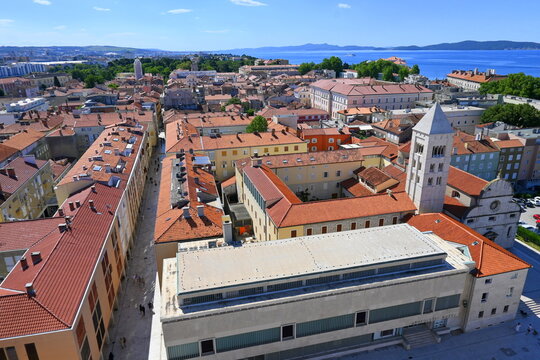 Zadar city, Old Town, Dalmatia, Croatia, Europe,