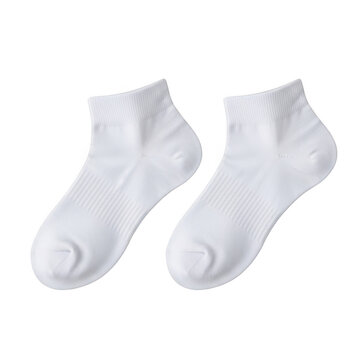 Pair of white ankle socks