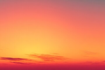 Fototapeta premium Vibrant sunset sky with orange and pink hues