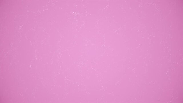 Minimalist soft pink abstract background with slow chaotic motion of fine white particles for romantic valentines day videos, beauty spa wellness, cosmetic branding