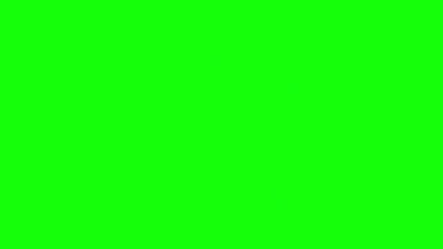 Fun and playful have fun text typography animations with colorful styles on green screen background
