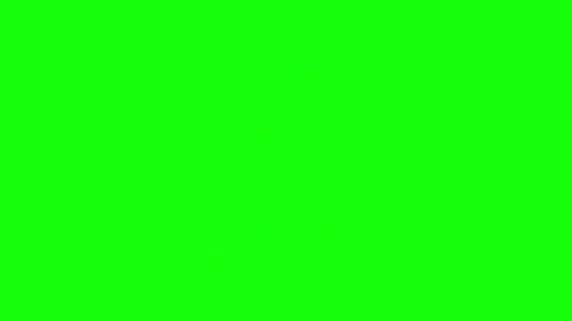 Animated hello thursday typography sticker pack isolated on green screen for social media