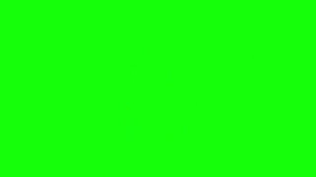 Animated make some noise typography sticker pack isolated on green screen for video editing
