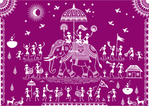 Warli mandala
