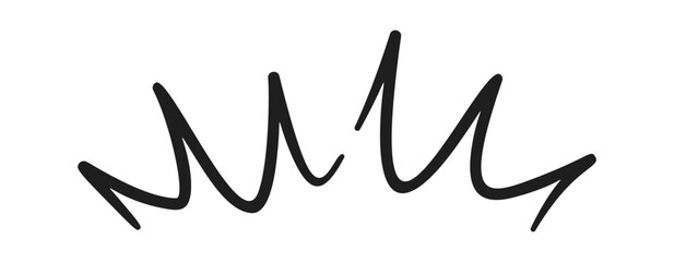 Obraz premium Eyelash Curves Mascara Stroke Line Art