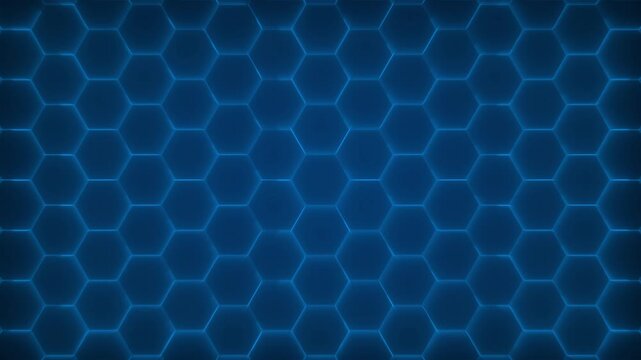 Hexagonal data grid visualizes advanced cloud computing systems. Technological data grid maps modern corporate database connections. Cyber security concept with hexagonal data grid.