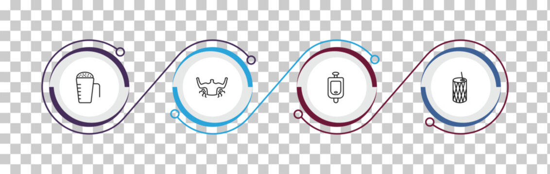 outline hygiene icons set - detergent dose, body odour, urinal, toothpick. editable vector for web and mobile ui
