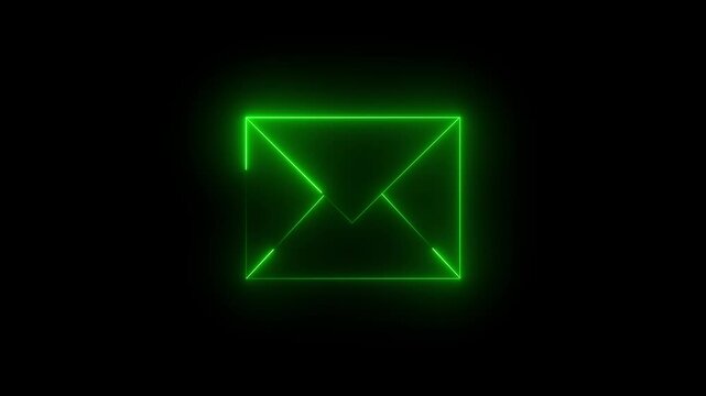 Digital envelope icon visualizes corporate newsletter email marketing methods. Modern envelope icon displays incoming business message text alerts. Contact support using an envelope icon.