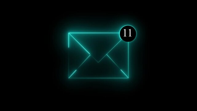 Digital envelope icon displays incoming customer communication alerts. Modern envelope icon visualizes corporate newsletter email marketing strategies. Contact information with envelope icon.