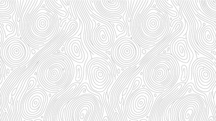 Obraz premium Swirling lines pattern a monochrome vector illustration with organic shapes