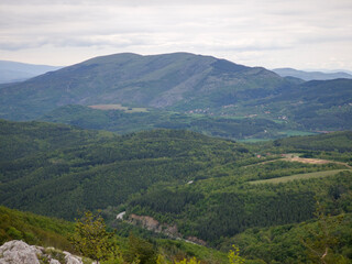 Fototapeta premium Konyavska mountain near Viden Peak, Bulgaria