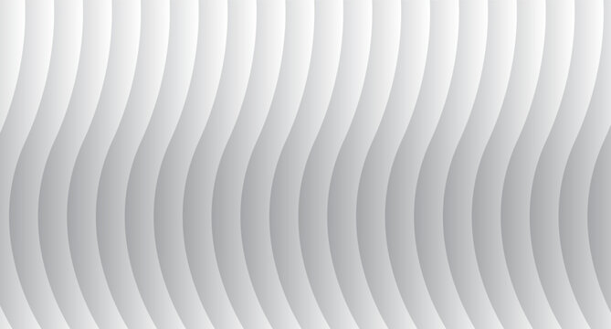 Abstract white and gray vertical wavy lines background pattern