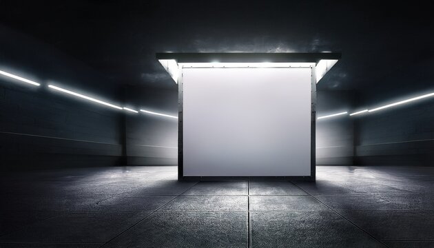 illuminated blank slate a study in contrast and potential