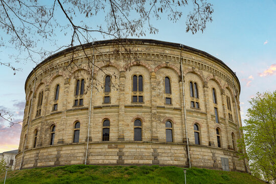 Panometer, ehemaliger Gasbeh&auml;lter, in Dresden
