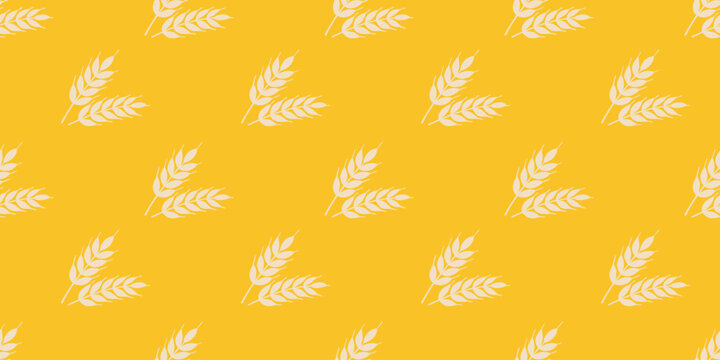Oat  cartoon seamless pattern for wallpaper or design element.	