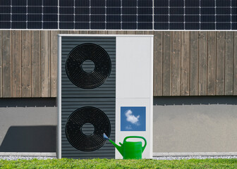 Funktion Luft-Wasser-Wärmepumpe mit Photovoltaik für Neubau und Altbau © Gerd