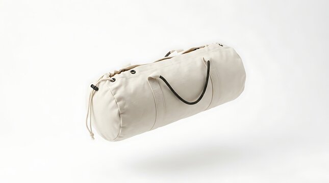 Isolated camping tent storage bag with drawstring and handle for outdoor gear transport, travel equipment, hiking storage