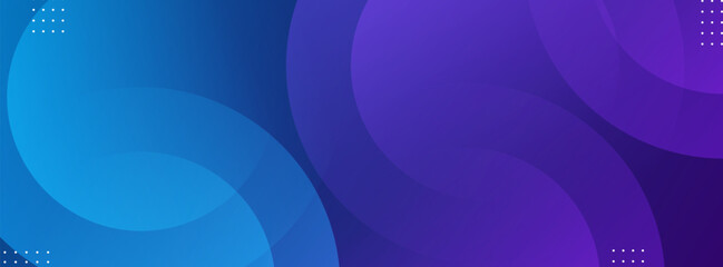 Dynamic abstract blue and purple gradient background with flowing wave shapes and subtle geometric patterns, ideal for modern digital concepts © mukhamad