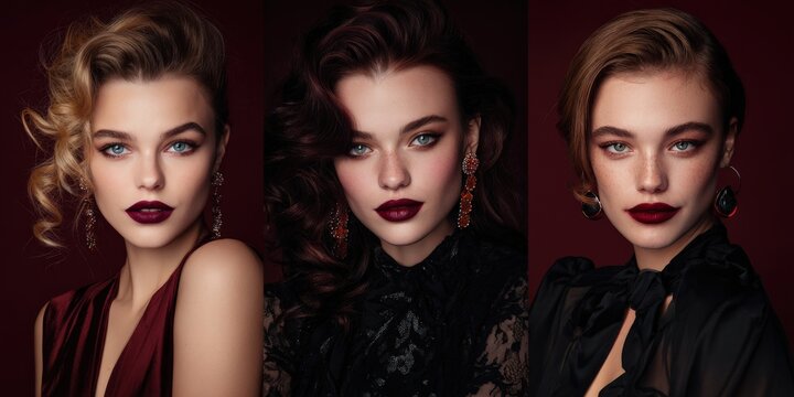 Exploring diverse beauty with bold makeup styles and creative expressions