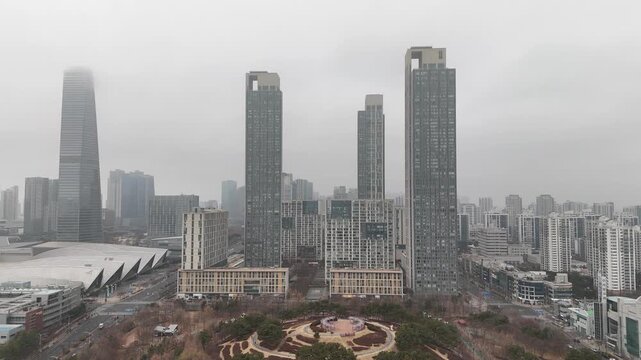 Korean new apartment, Song-do, Yeonsu, Incheon, South Korea