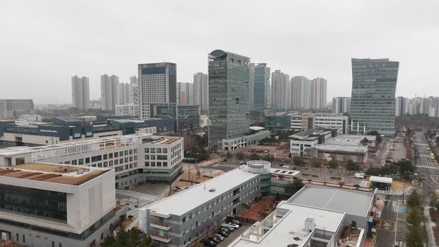 Korean new apartment, Song-do, Yeonsu, Incheon, South Korea