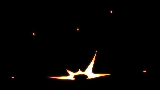 Explosive Neon Sparks Animation With Futuristic Energy Flow