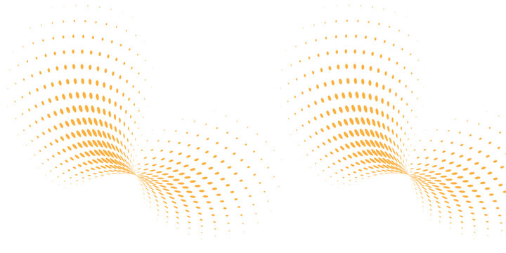 Abstract Halftone Element Icon Symbol