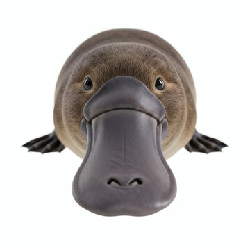 Close up of duck face toy.