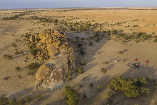 Aerial of the Sahel, Chad
