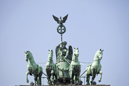 Quadriga on the Brandenburg Gate, Berlin, Germany