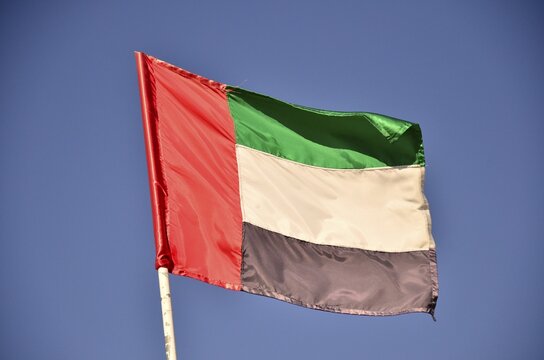 Flag of the United Arab Emirates, Abu Dhabi, United Arab Emirates, Arabian Peninsula, Asia
