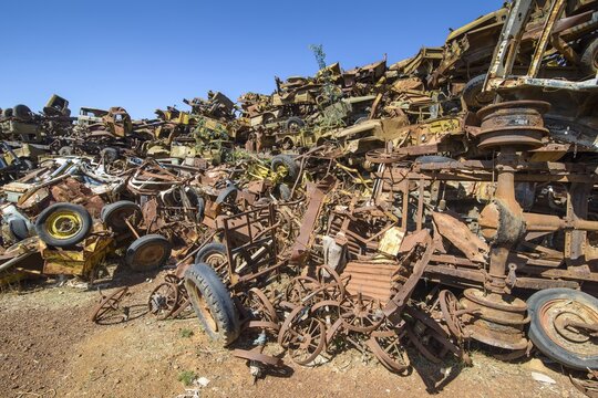 Tank cemetery, Asmara, Eritrea