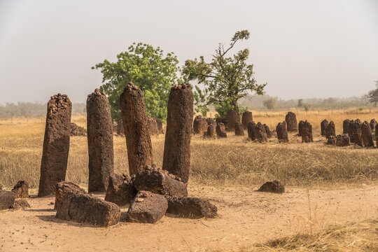 The Stone Circles of Wassu, UNESCO World Heritage Site in Wassu, Gambia, West Africa