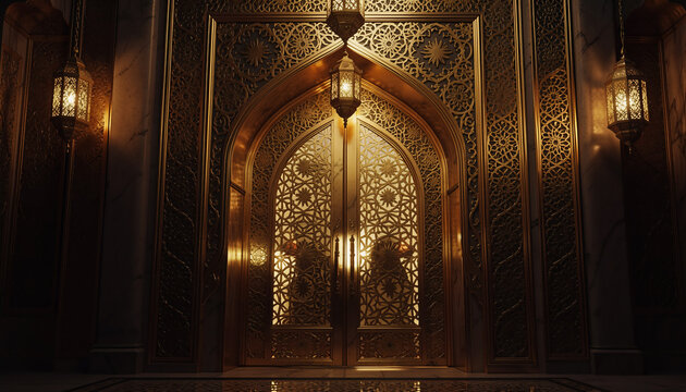 Golden Gate Islamic Background