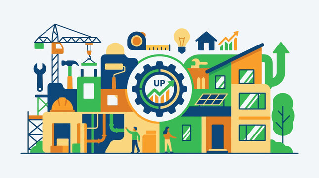 Sustainable Eco Friendly Industrial Factory Design.