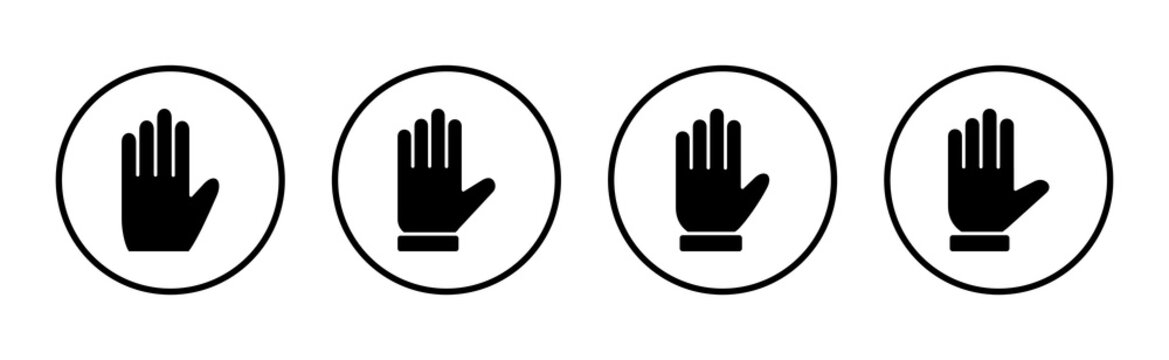 Hand icon vector illustration. hand sign and symbol. hand gesture