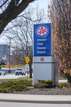 CAA company services and logo in Toronto on bright day