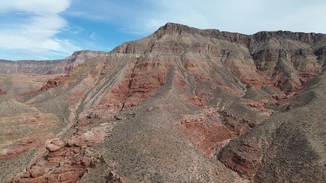 Colorful mountains - Virgin River Canyon - Northern Arizona