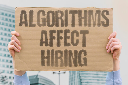 "Algorithms Affect Hiring" Automated screening influences employment chances. TECHNOLOGY. AUTOMATION. OVERSIGHT. ANALYTICS. RESPONSIBILITY.