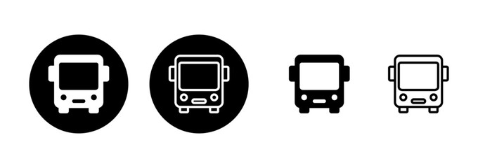 Bus icon logo design. bus sign and symbol © LUNARA