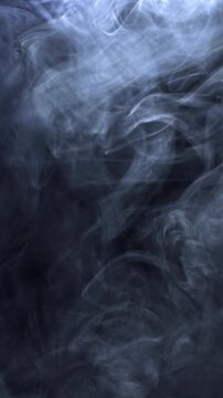 Smoke on a black background. Filmed on a high-speed camera at 1000 fps. High quality FullHD footage