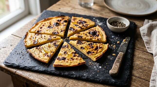 Traditional Argentine Fain? Chickpea Flatbread