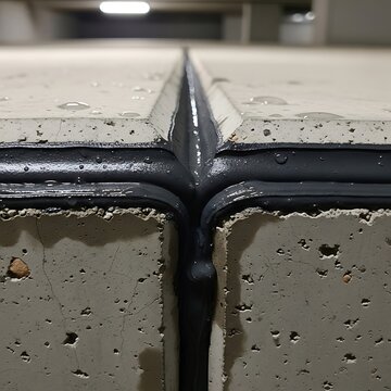 Waterproofing Sealant Applied to a Concrete Expansion Joint