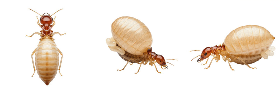 Queen termite macro photography, Reticulitermes flavipes, Rhinotermitidae family, physogastric abdominal cuticle ring magnification, pore canals tactile setulae micro structures validation